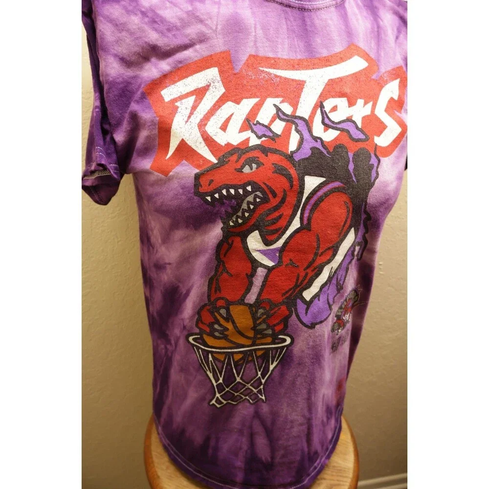 Mitchell & Ness Toronto Raptors Tie Dye Shirt Mens Medium M Hardwood Classics NB